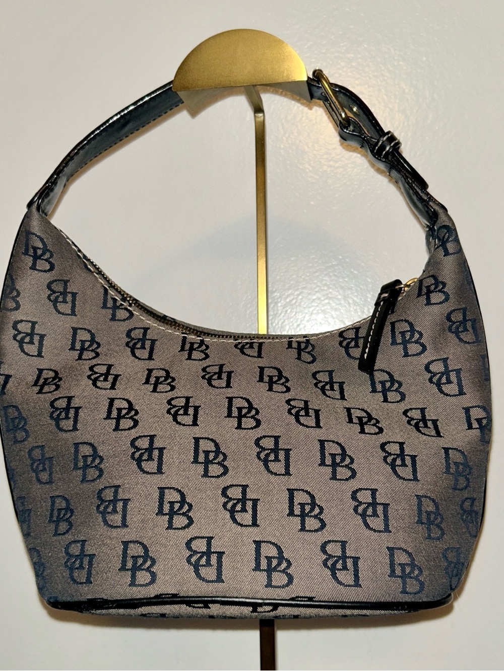 Y2K Dooney and Bourke Black Monogram
Small Bucket Purse